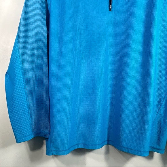 Calvin Klein Performance 1/4 Zip Long Sleeve Shirt Sleeve Spell Out; Men’s XXL - Picture 9 of 13